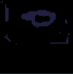 Raw bitmap Black steel texture